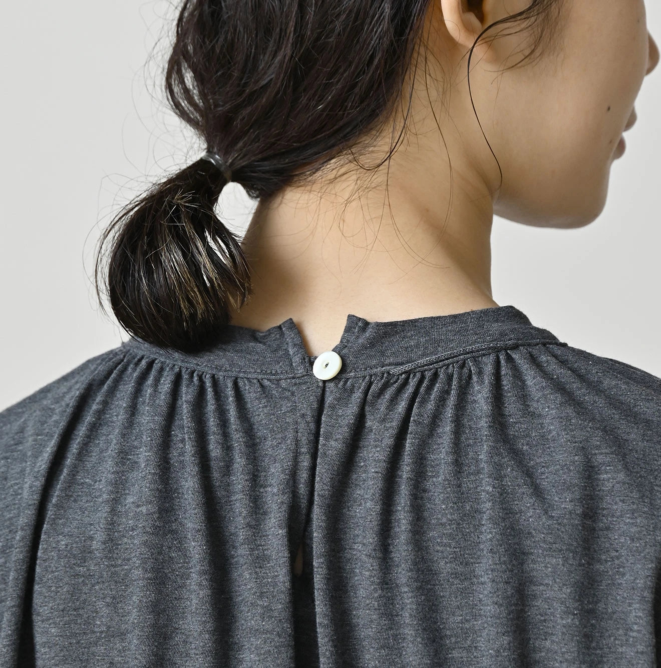 45R Supima Gathered Dolman T-shirt (Top-Dyed) - Image 8