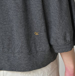 45R Supima Gathered Dolman T-shirt (Top-Dyed)