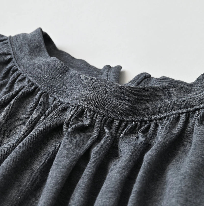 45R Supima Gathered Dolman T-shirt (Top-Dyed) - Image 11