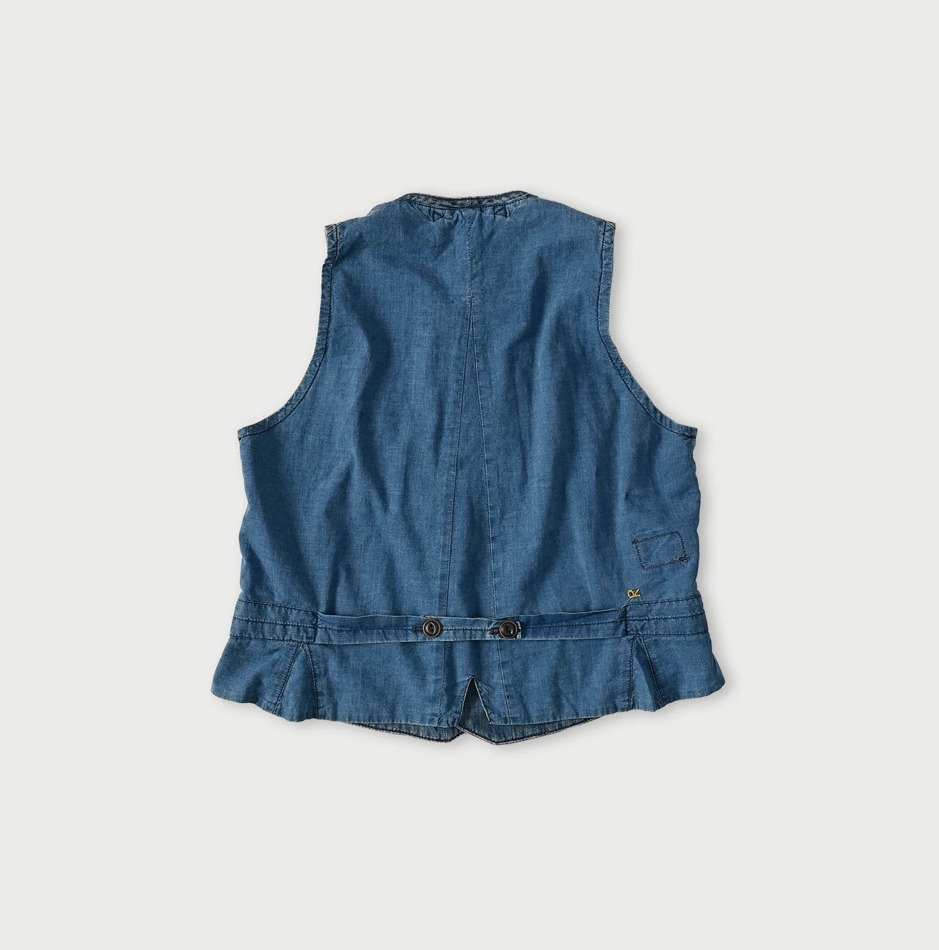 45R 45 Petite Denim Vest Distressed - Image 12