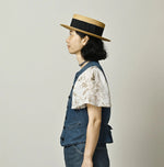 45R 45 Petite Denim Vest Distressed