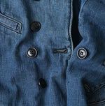 45R 45 Petite Denim Vest Distressed