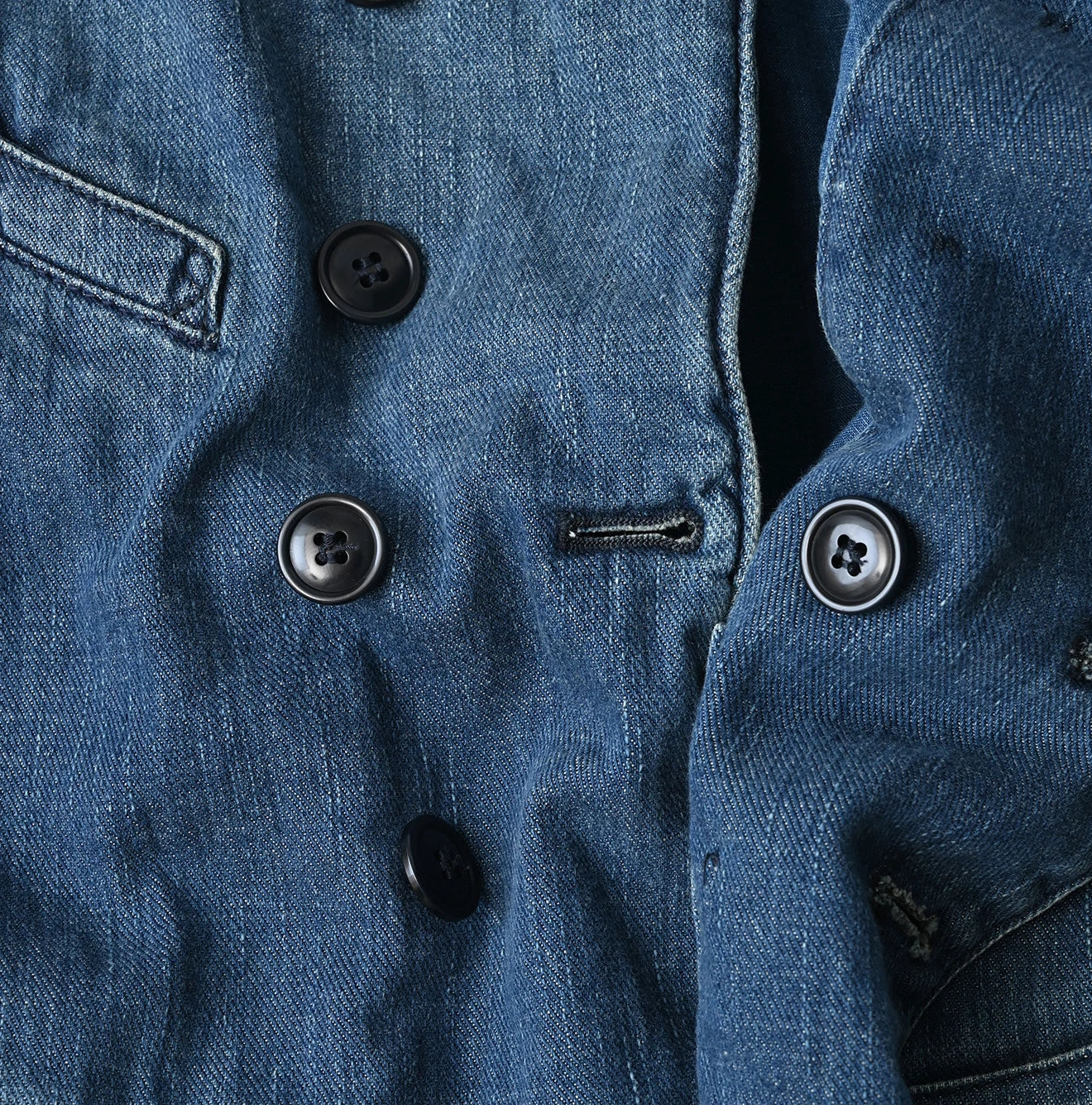 45R 45 Petite Denim Vest Distressed - Image 14