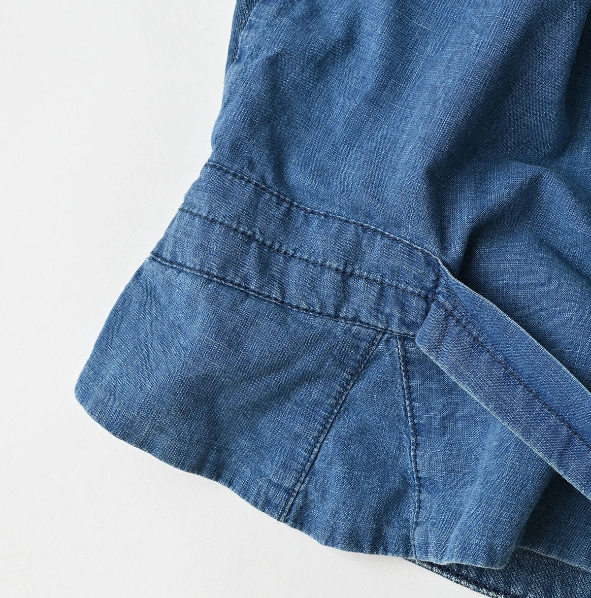45R 45 Petite Denim Vest Distressed