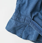 45R 45 Petite Denim Vest Distressed