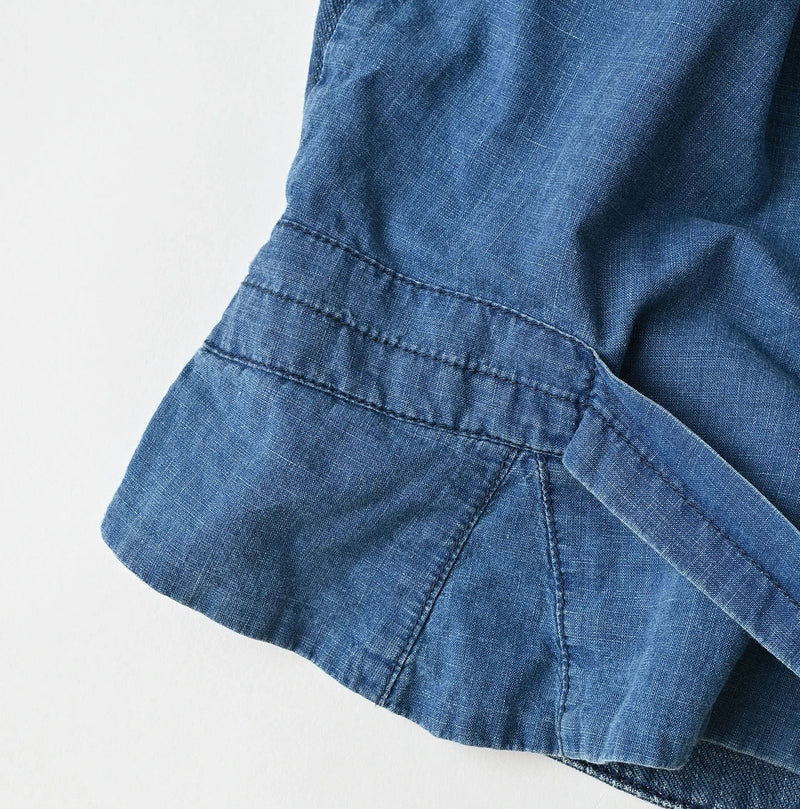 45R 45 Petite Denim Vest Distressed - Image 17