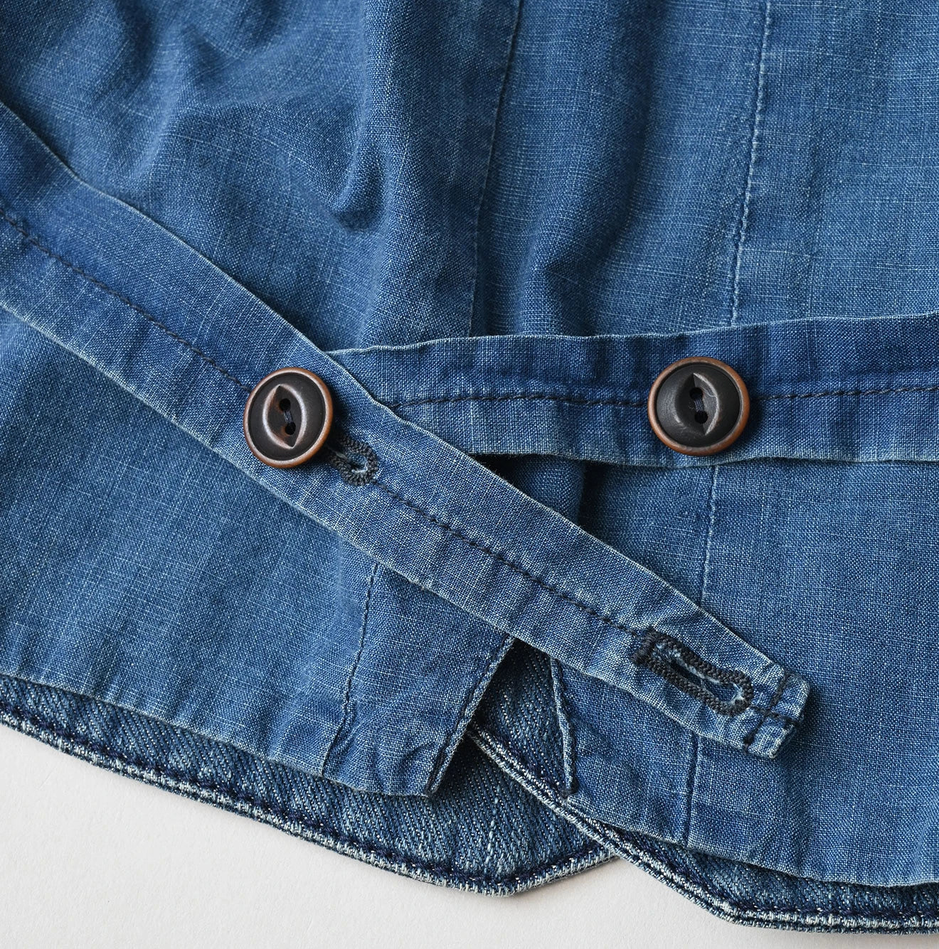 45R 45 Petite Denim Vest Distressed - Image 18