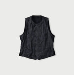45R 45 Petite Denim Vest Nou