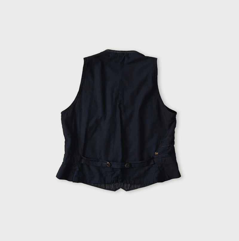 45R 45 Petite Denim Vest Nou - Image 13