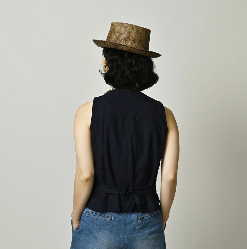 45R 45 Petite Denim Vest Nou - Image 5
