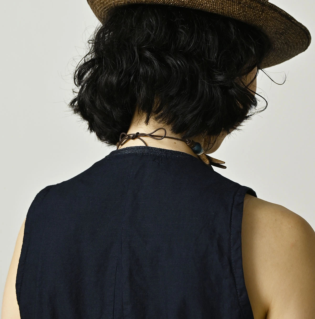 45R 45 Petite Denim Vest Nou - Image 10