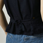 45R 45 Petite Denim Vest Nou