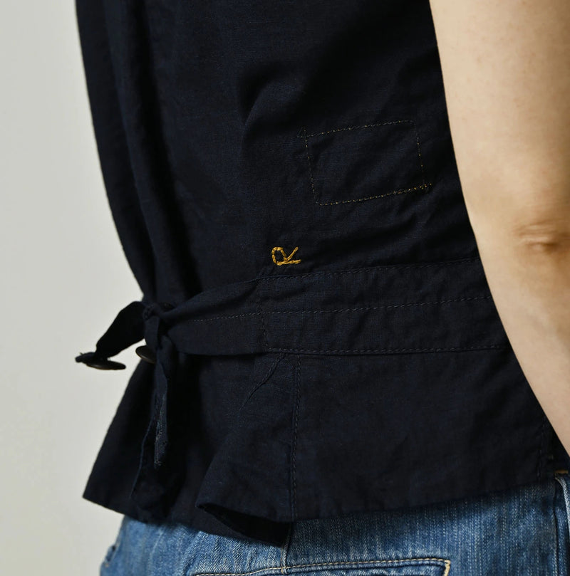 45R 45 Petite Denim Vest Nou - Image 12