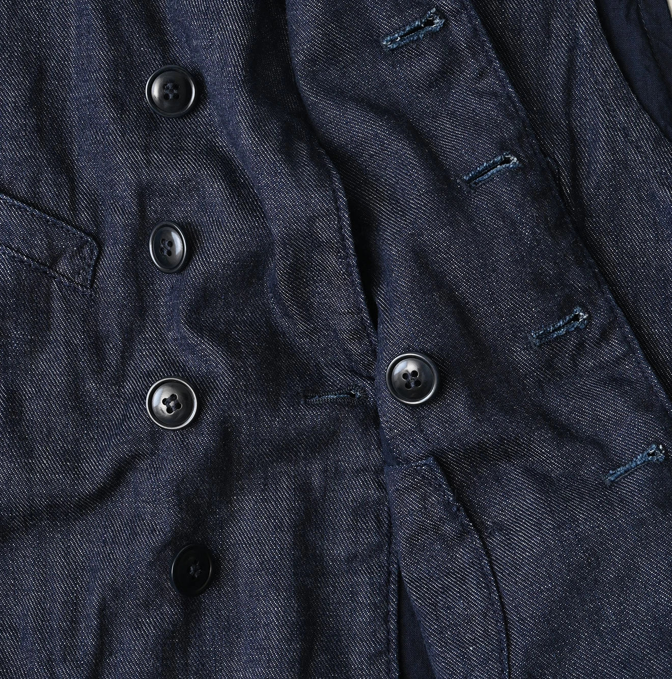 45R 45 Petite Denim Vest Nou - Image 15