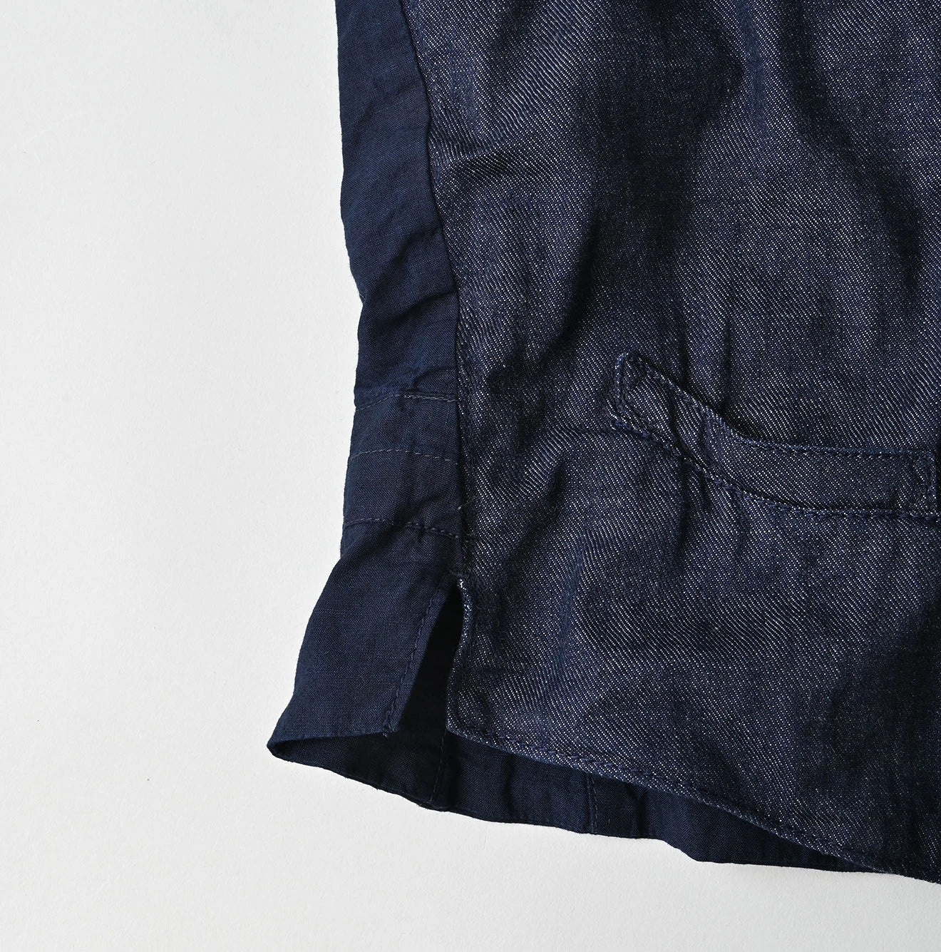 45R 45 Petite Denim Vest Nou - Image 18