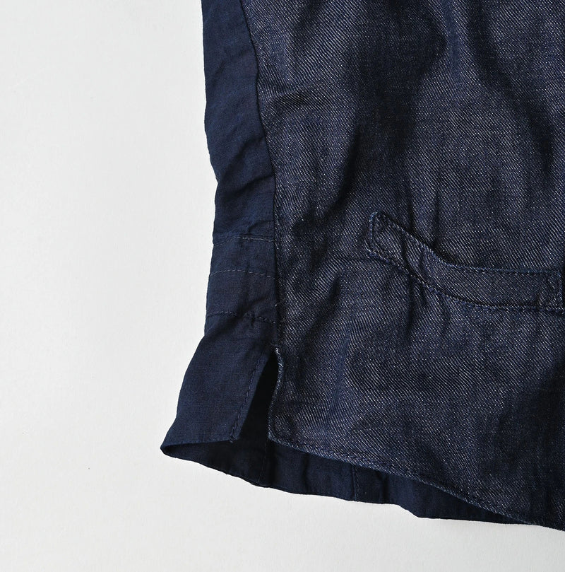 45R 45 Petite Denim Vest Nou - Image 18