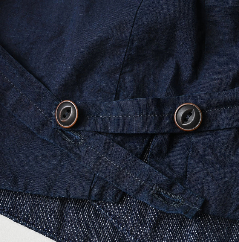 45R 45 Petite Denim Vest Nou - Image 20