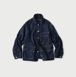 45R Komugi Denim × Rag Fleece 908 Mountain Coverall Nou