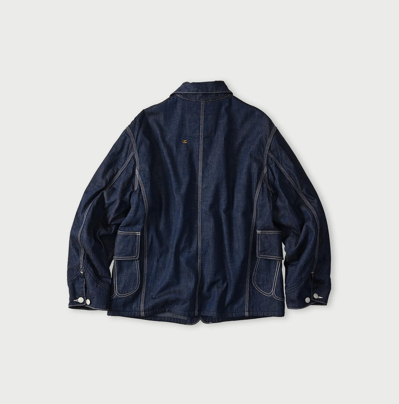 45R Komugi Denim × Rag Fleece 908 Mountain Coverall Nou - Image 16