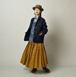 45R Komugi Denim × Rag Fleece 908 Mountain Coverall Nou