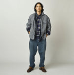 45R Komugi Denim × Rag Fleece 908 Mountain Coverall Nou
