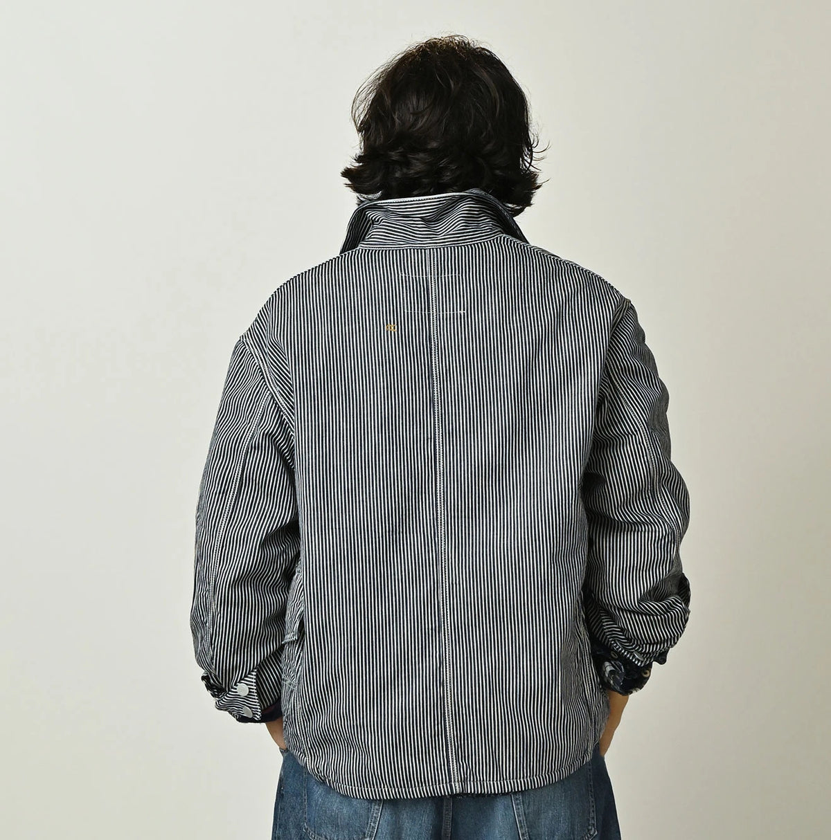 45R Komugi Denim × Rag Fleece 908 Mountain Coverall Nou