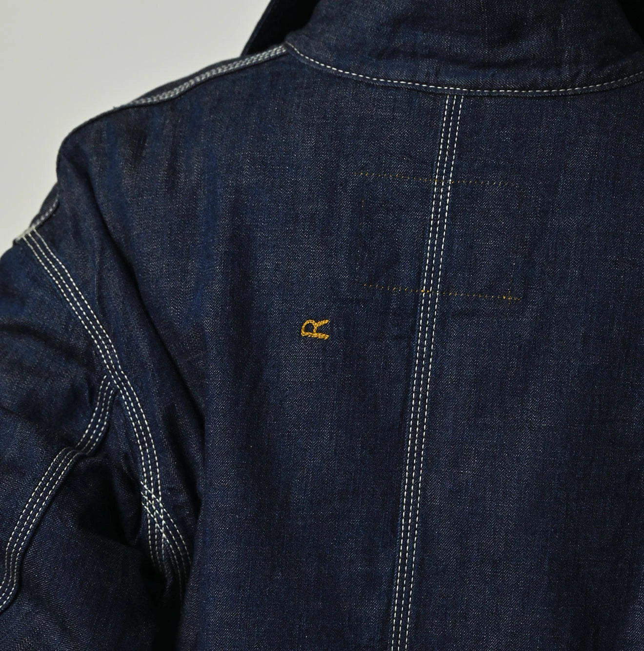 45R Komugi Denim × Rag Fleece 908 Mountain Coverall Nou - Image 15