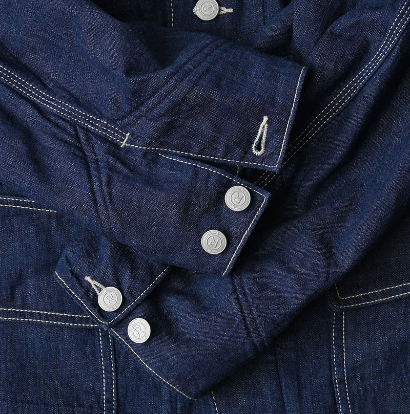 45R Komugi Denim × Rag Fleece 908 Mountain Coverall Nou - Image 19