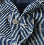 45R Komugi Denim × Rag Fleece 908 Mountain Coverall Distressed