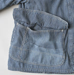 45R Komugi Denim × Rag Fleece 908 Mountain Coverall Distressed