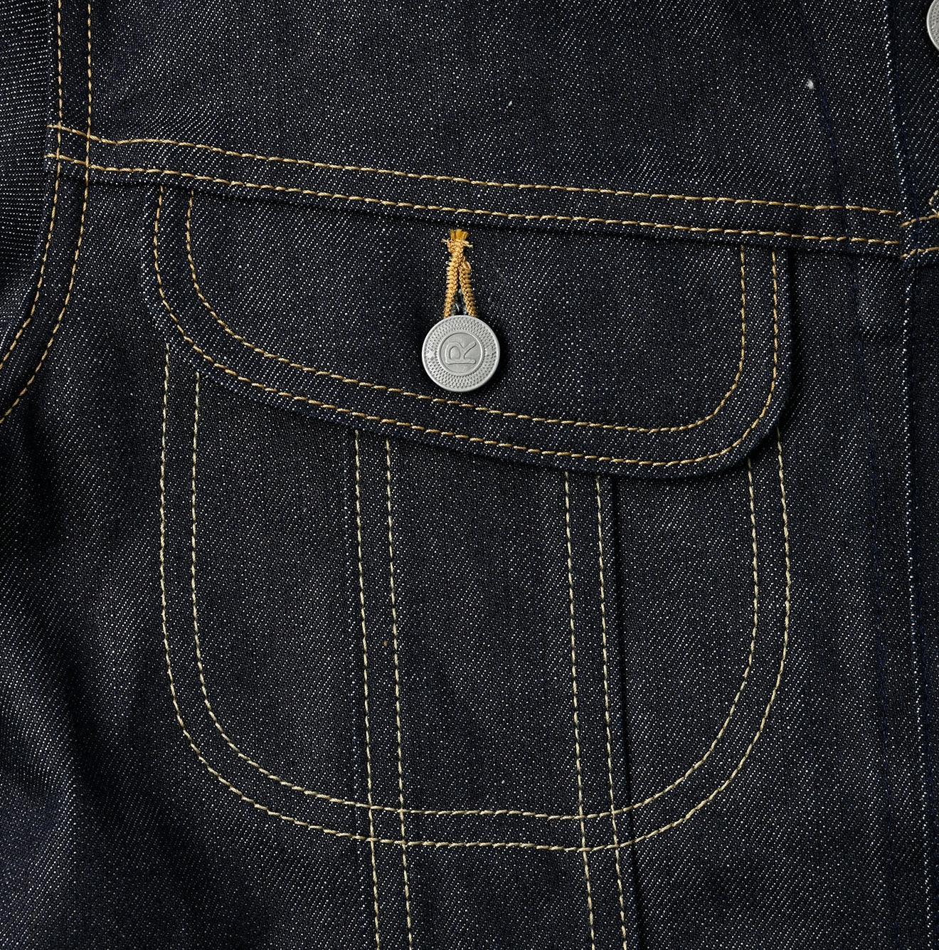 Rye Mugi Denim 908 Hikohime Jacket Raw - 45R by 45rpm studio - Image 11