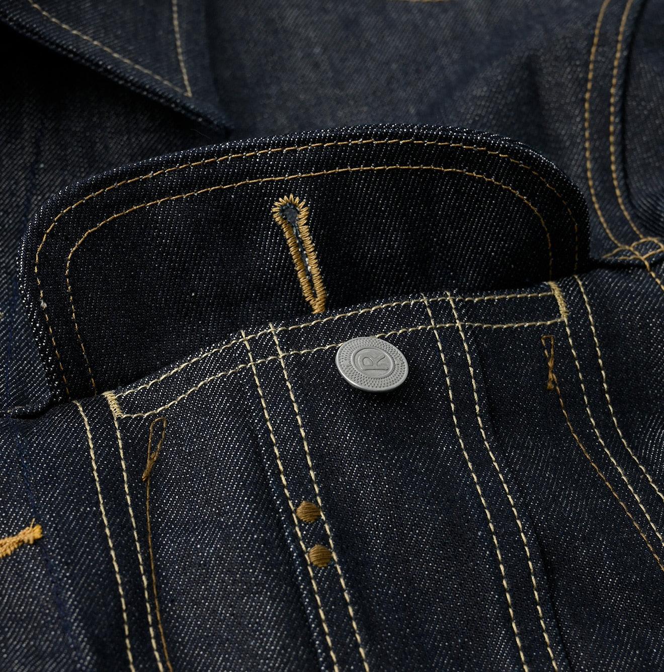 Rye Mugi Denim 908 Hikohime Jacket Raw - 45R by 45rpm studio - Image 12
