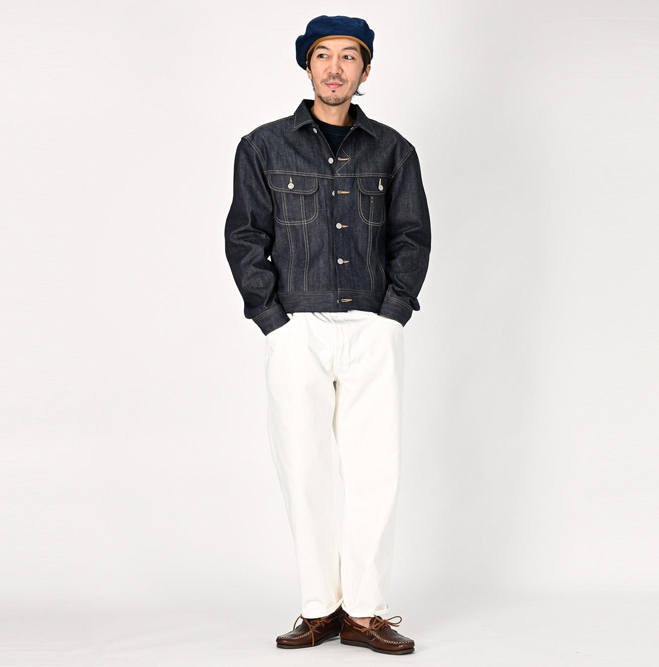 Rye Mugi Denim 908 Hikohime Jacket Raw - 45R by 45rpm studio