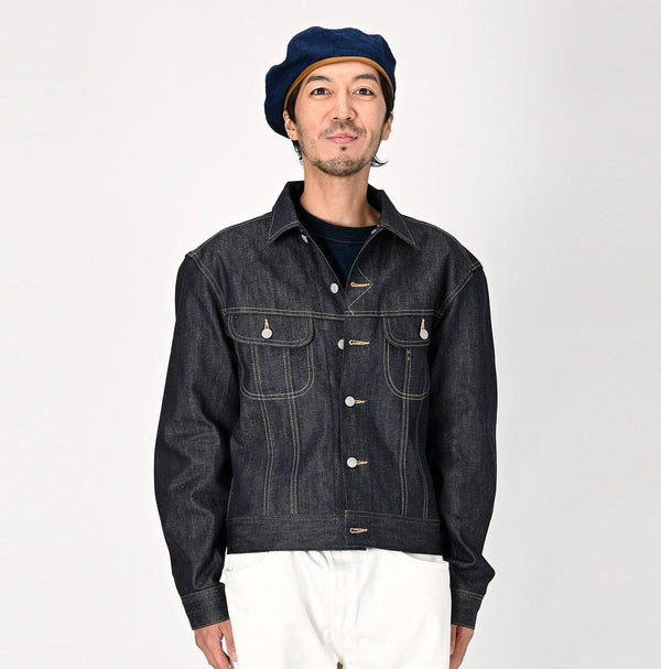 Rye Mugi Denim 908 Hikohime Jacket Raw - 45R by 45rpm studio