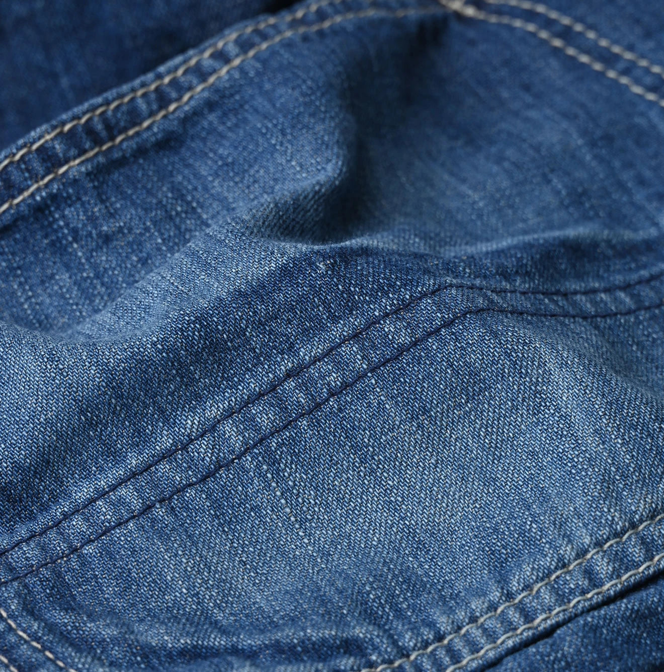 45R Komugi Denim × Rag Fleece 908 Mountain Vest Distressed - Image 20