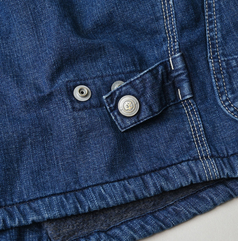 45R Komugi Denim × Rag Fleece 908 Mountain Vest Distressed - Image 22