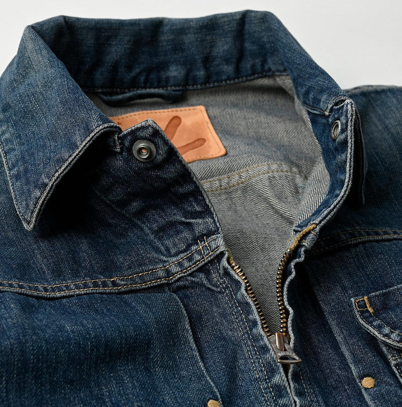 Rye Mugi Denim 908 Crosby Jacket Men (Size 4 & 5) - 45R by 45rpm studio