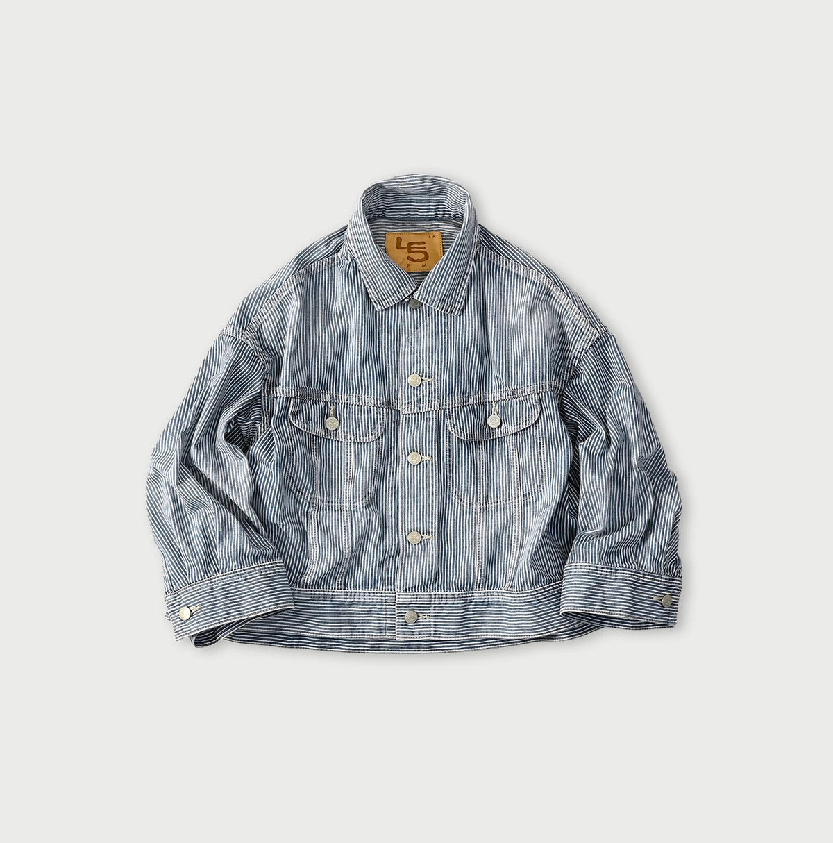45R Komugi Denim Annie Denim Jacket Distressed