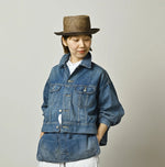 45R Komugi Denim Annie Denim Jacket Distressed