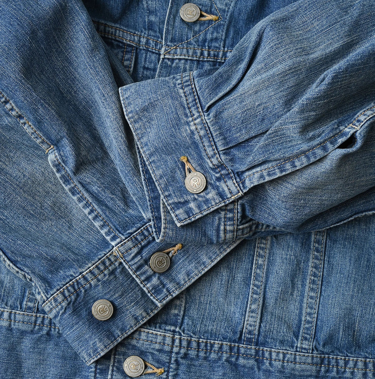 45R Komugi Denim Annie Denim Jacket Distressed
