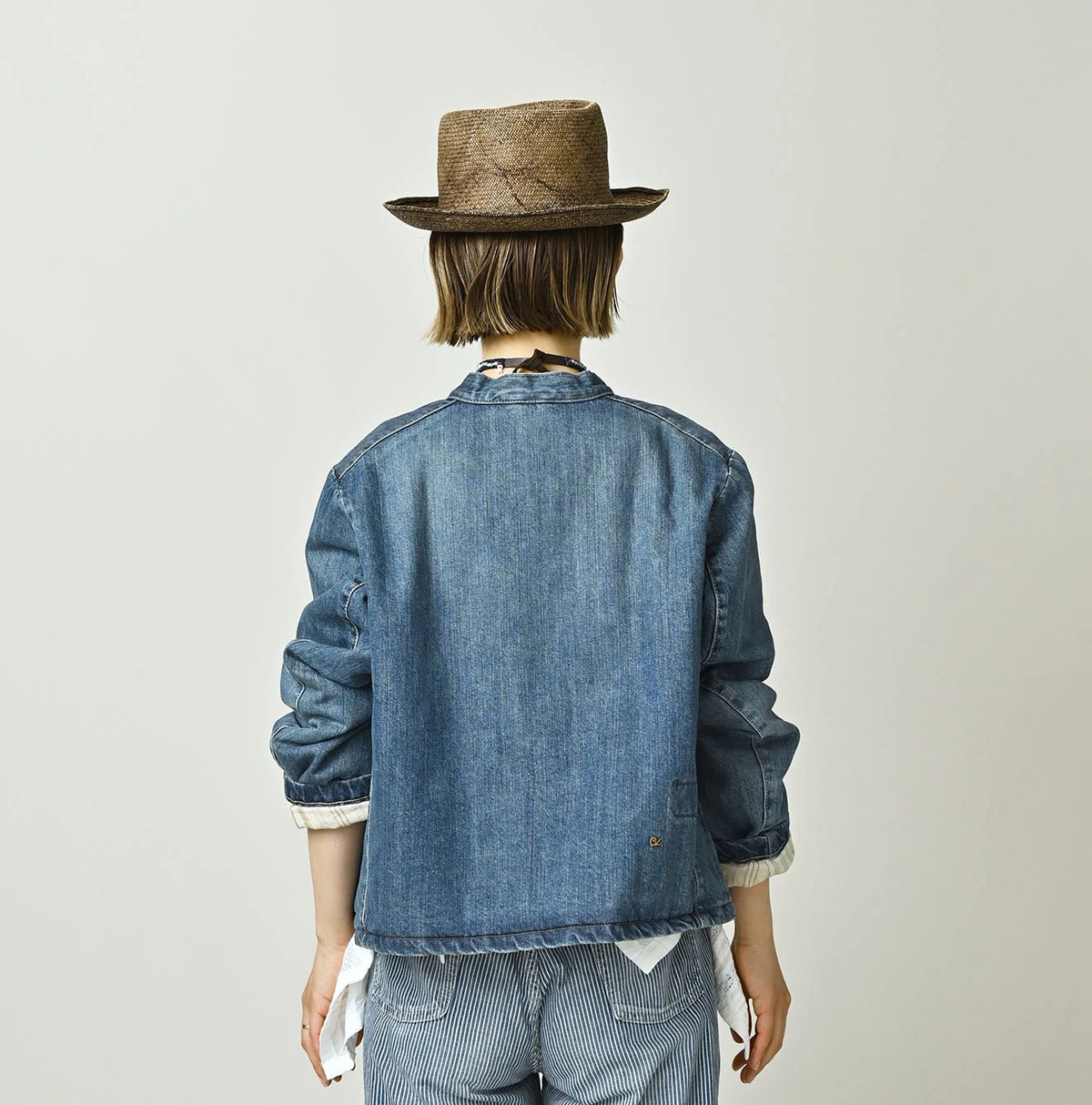 45R Rye Mugi Denim × Quilt Petite Coverall Zyu
