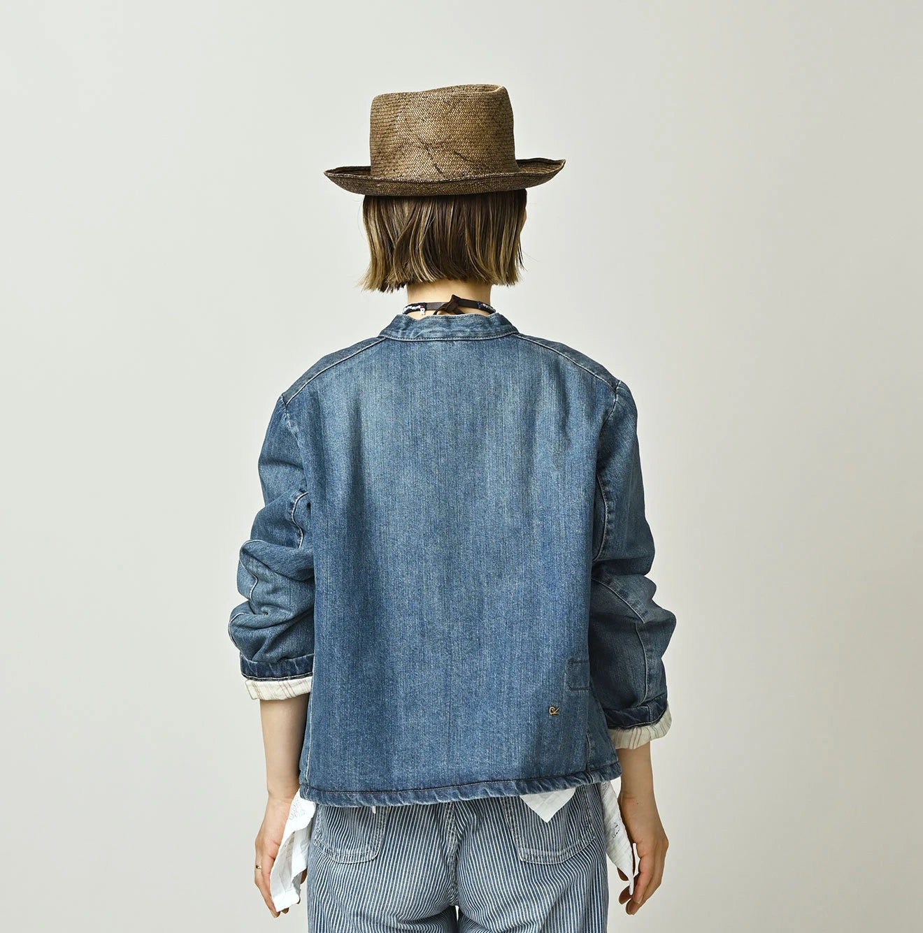45R Rye Mugi Denim × Quilt Petite Coverall Zyu - Image 5