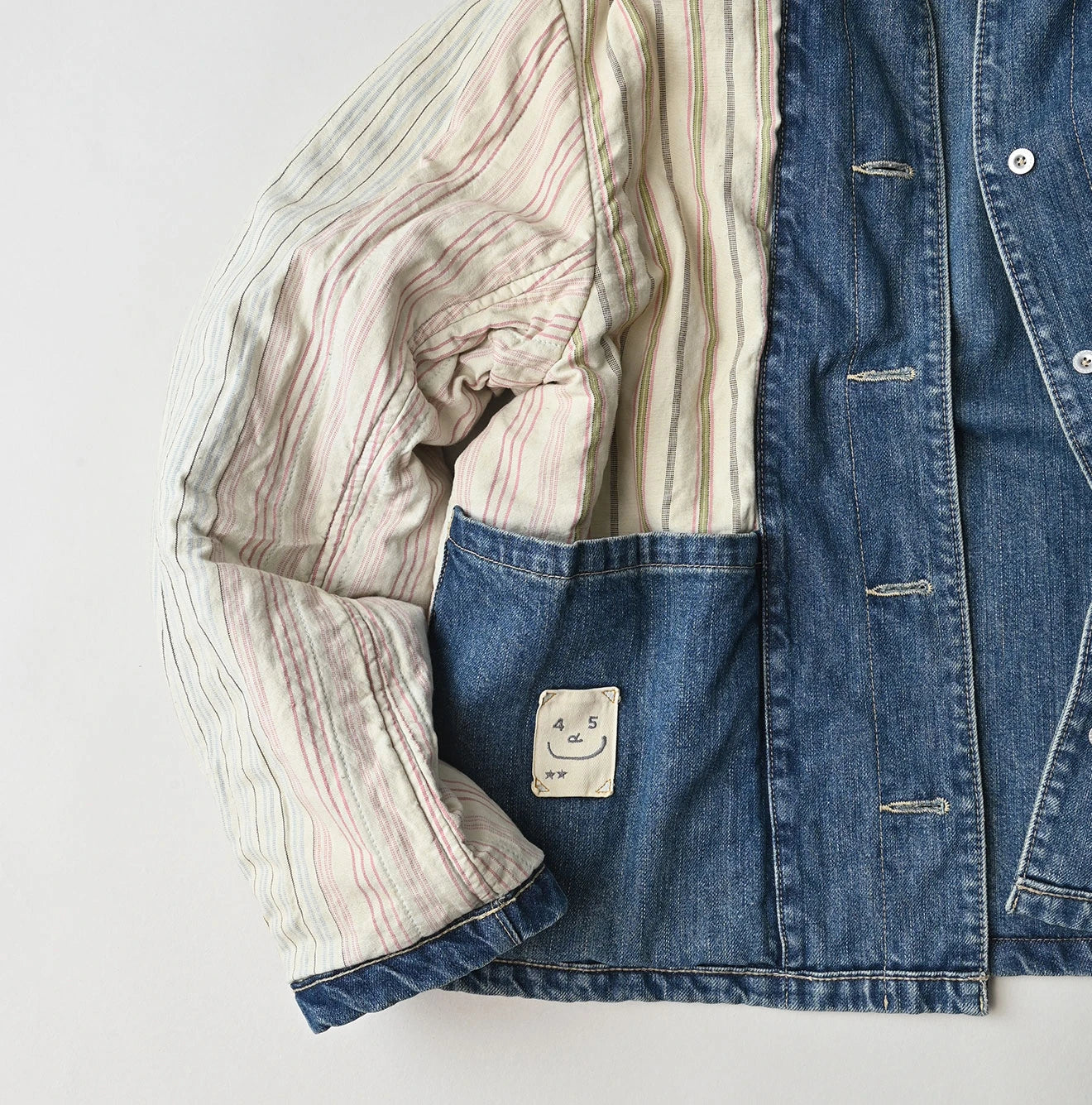 45R Rye Mugi Denim × Quilt Petite Coverall Zyu - Image 15