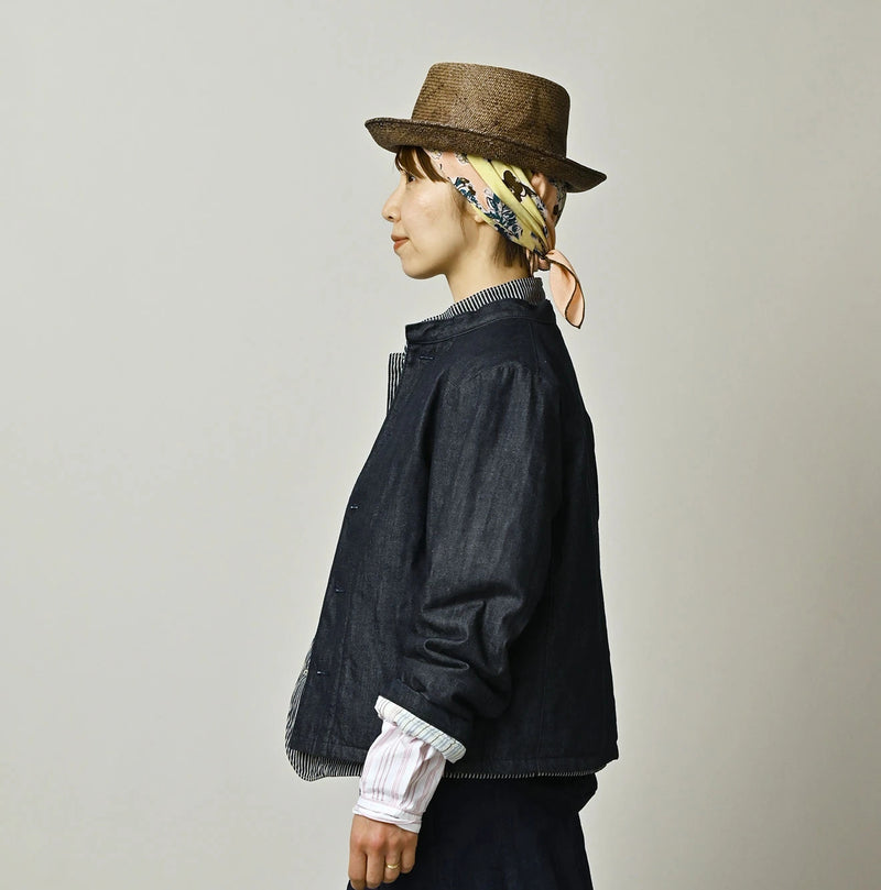 45R Rye Mugi Denim × Quilt Petite Coverall Nou - Image 4