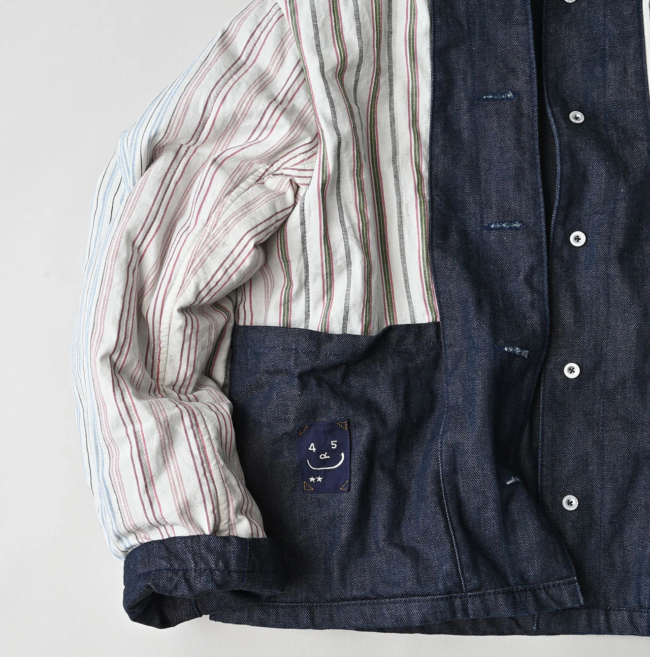 45R Rye Mugi Denim × Quilt Petite Coverall Nou - Image 14