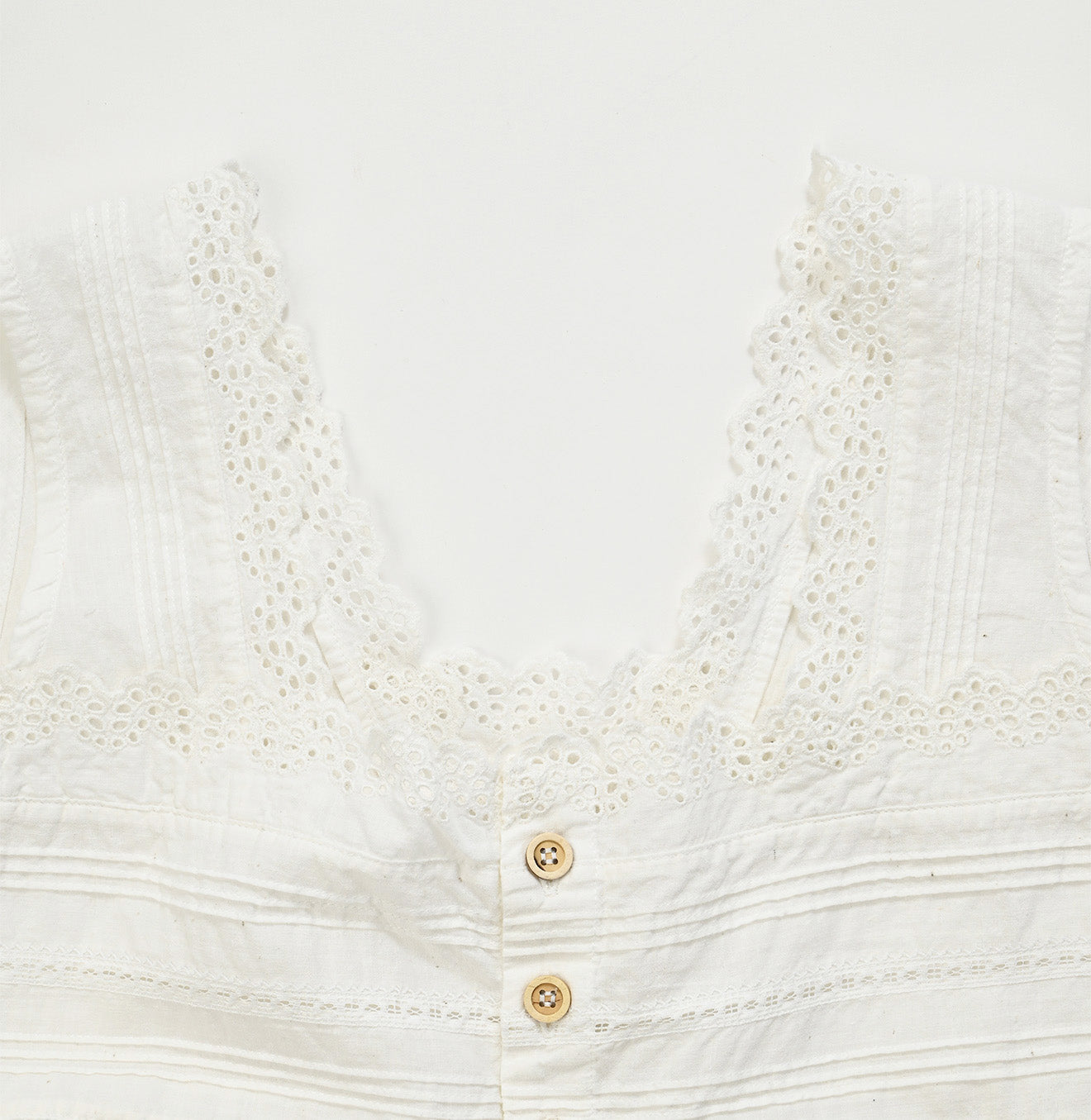 Khadi Lace de Sleeveless Top