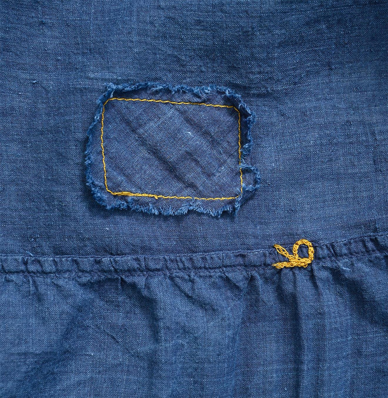 Ai Indigo Khadi Cutwork de T-shirt - 45R by 45rpm studio