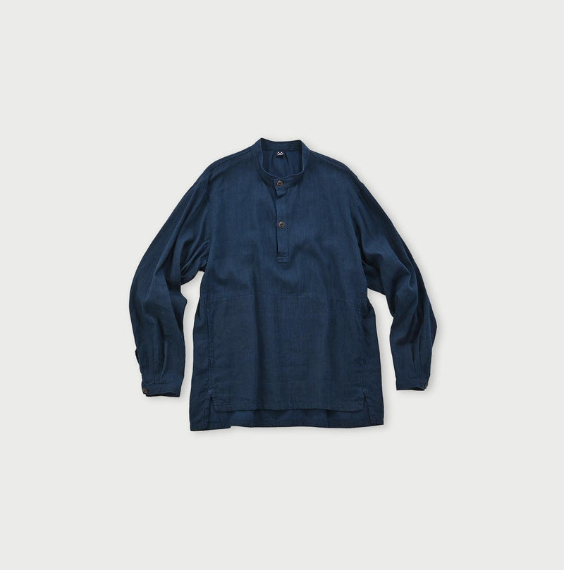 Ai Indigo Khadi Shirt Denim 908 Easy Shirt - 45R by 45rpm studio - Image 1