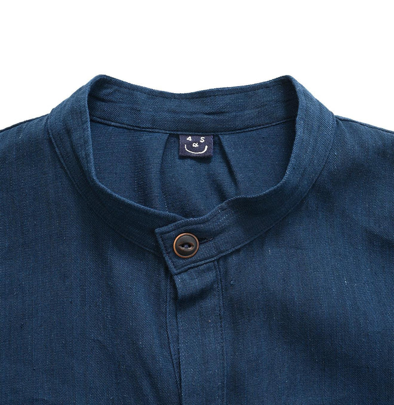 Ai Indigo Khadi Shirt Denim 908 Easy Shirt - 45R by 45rpm studio - Image 9