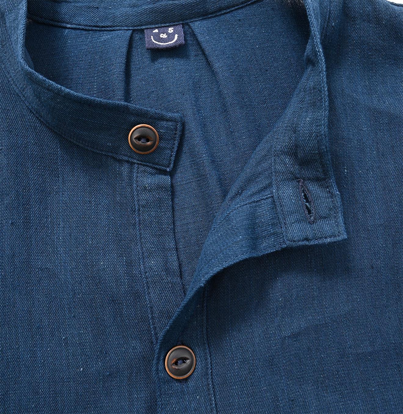 Ai Indigo Khadi Shirt Denim 908 Easy Shirt